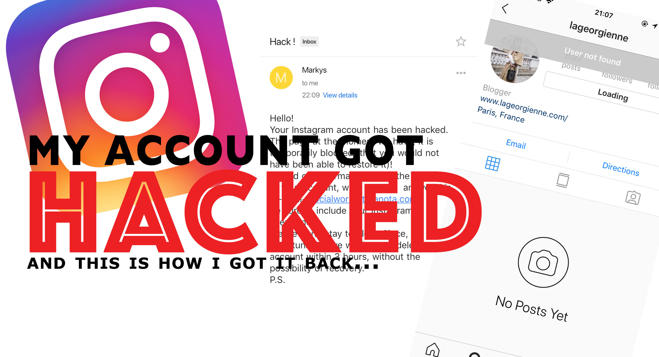 My Instagram got hacked and this is how I got it back.